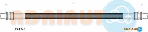 Adriauto 19.1243 - Flexible de frein cwaw.fr