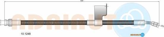 Adriauto 10.1248 - Flexible de frein cwaw.fr