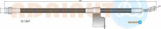 Adriauto 10.1247 - Flexible de frein cwaw.fr