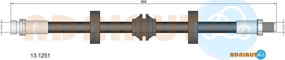 Adriauto 13.1251 - Flexible de frein cwaw.fr