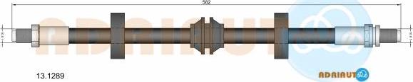 Adriauto 13.1289 - Flexible de frein cwaw.fr