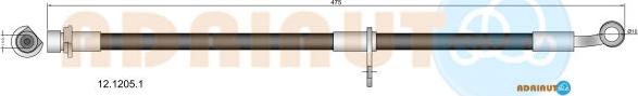 Adriauto 12.1205.1 - Flexible de frein cwaw.fr