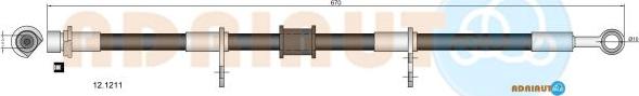 Adriauto 12.1211 - Flexible de frein cwaw.fr