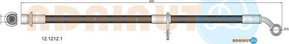 Adriauto 12.1212.1 - Flexible de frein cwaw.fr