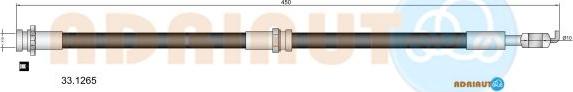 Adriauto 33.1265 - Flexible de frein cwaw.fr