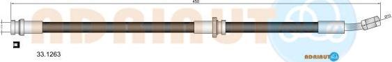 Adriauto 33.1263 - Flexible de frein cwaw.fr