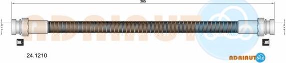 Adriauto 24.1210 - Flexible de frein cwaw.fr