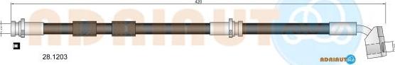 Adriauto 28.1203 - Flexible de frein cwaw.fr