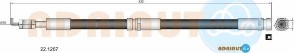 Adriauto 22.1267 - Flexible de frein cwaw.fr