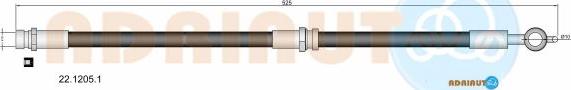 Adriauto 22.1205.1 - Flexible de frein cwaw.fr