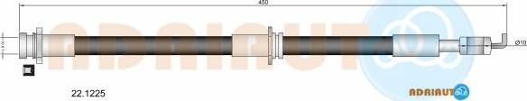 Adriauto 22.1225 - Flexible de frein cwaw.fr