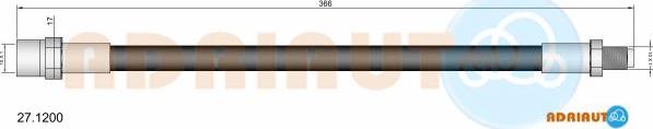 Adriauto 27.1200 - Flexible de frein cwaw.fr