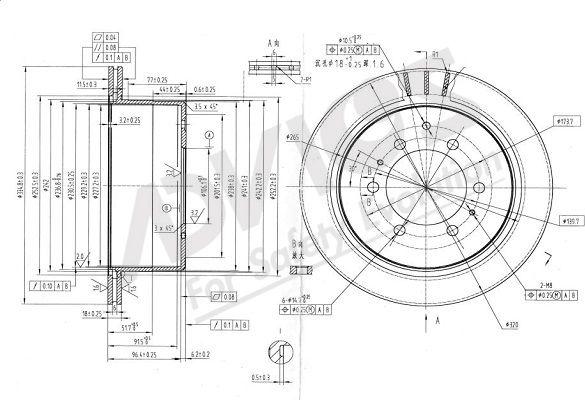 Advics A6R421B - Disque de frein cwaw.fr