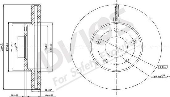 Advics B6F169B - Disque de frein cwaw.fr