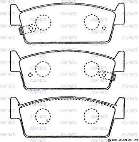 BOSCH 0 986 AB2 218 - Kit de plaquettes de frein, frein à disque cwaw.fr