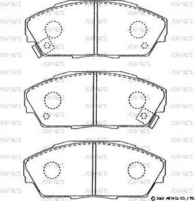 AISIN SN416P - Kit de plaquettes de frein, frein à disque cwaw.fr