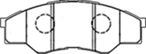 ADVICS-SEA A1N135 - Kit de plaquettes de frein, frein à disque cwaw.fr