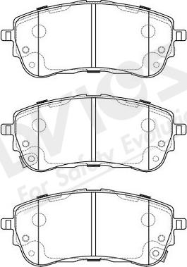 ADVICS-SEA A1N292Y - Kit de plaquettes de frein, frein à disque cwaw.fr