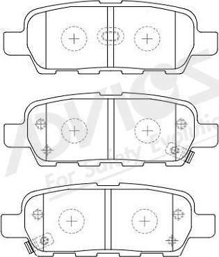 BSG BSG 63-202-004 - Kit de plaquettes de frein, frein à disque cwaw.fr