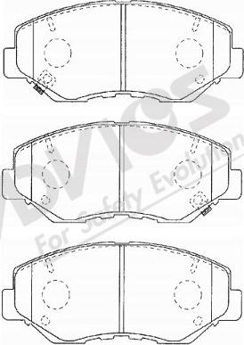 ADVICS-SEA C1N031 - Kit de plaquettes de frein, frein à disque cwaw.fr