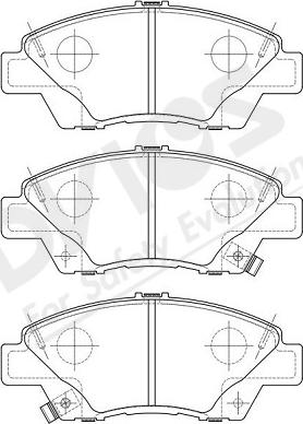 ADVICS-SEA C1N077Y - Kit de plaquettes de frein, frein à disque cwaw.fr