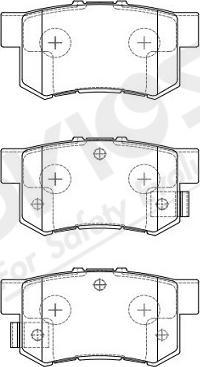 ADVICS-SEA C2N015Y - Kit de plaquettes de frein, frein à disque cwaw.fr