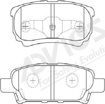 Lucas Electrical 6133419 - Kit de plaquettes de frein, frein à disque cwaw.fr