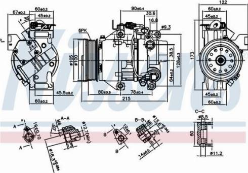 AES PSH 89443 - Compresseur, climatisation cwaw.fr