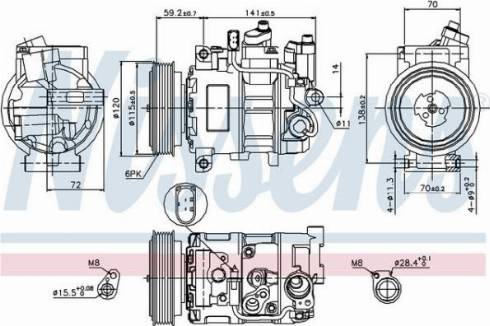 AES PSH 89415 - Compresseur, climatisation cwaw.fr