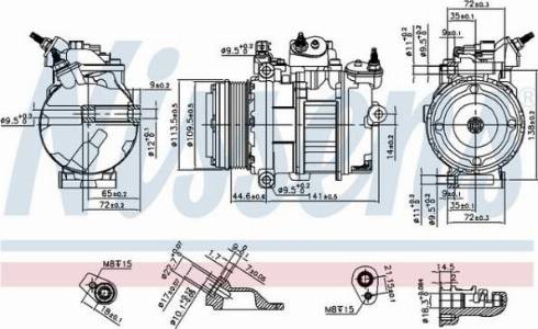 AES PSH 890419 - Compresseur, climatisation cwaw.fr