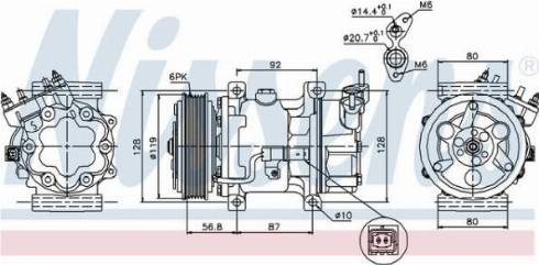 AES PSH 89053 - Compresseur, climatisation cwaw.fr