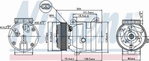 AES PSH 89063 - Compresseur, climatisation cwaw.fr