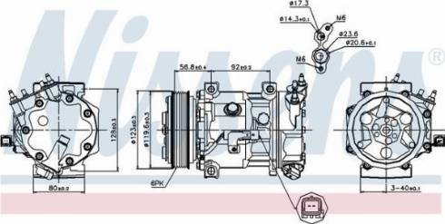 AES PSH 89067 - Compresseur, climatisation cwaw.fr