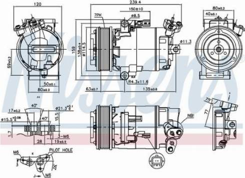 AES PSH 890015 - Compresseur, climatisation cwaw.fr