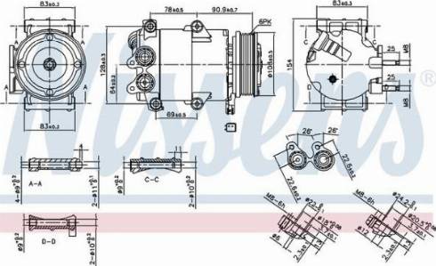 AES PSH 890392 - Compresseur, climatisation cwaw.fr