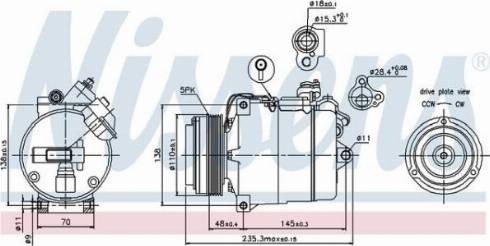 AES PSH 89034 - Compresseur, climatisation cwaw.fr