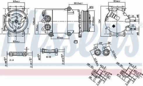 AES PSH 890216 - Compresseur, climatisation cwaw.fr