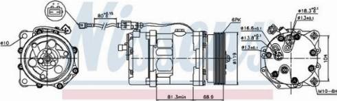 AES PSH 890761 - Compresseur, climatisation cwaw.fr