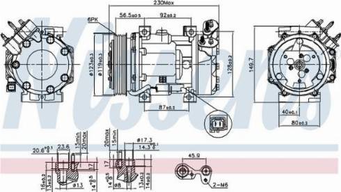 AES PSH 89076 - Compresseur, climatisation cwaw.fr