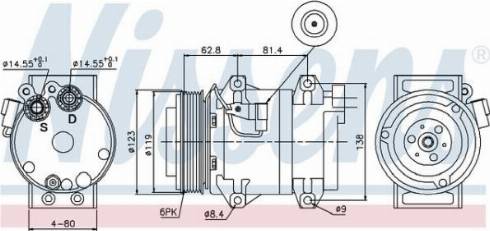 AES PSH 89070 - Compresseur, climatisation cwaw.fr