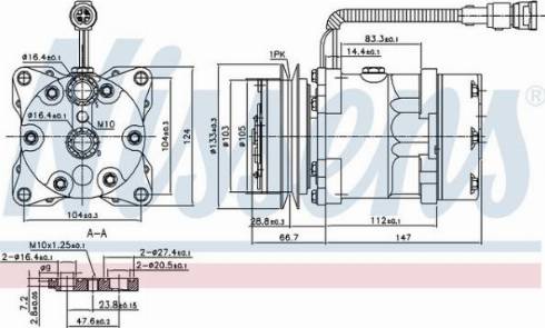 AES PSH 89078 - Compresseur, climatisation cwaw.fr