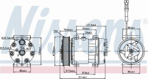 AES PSH 89137 - Compresseur, climatisation cwaw.fr