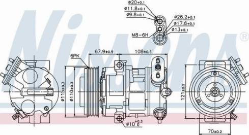 AES PSH 89126 - Compresseur, climatisation cwaw.fr