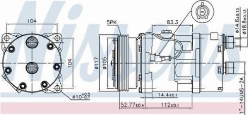 AES PSH 89123 - Compresseur, climatisation cwaw.fr