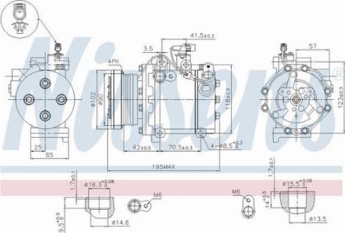 AES PSH 89349 - Compresseur, climatisation cwaw.fr