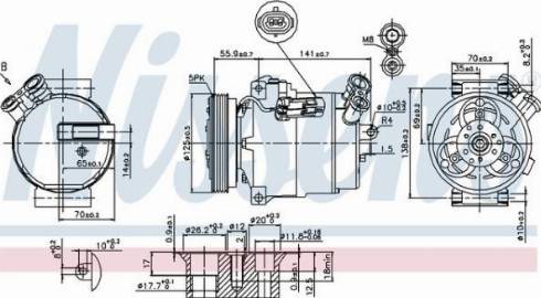 AES PSH 89308 - Compresseur, climatisation cwaw.fr