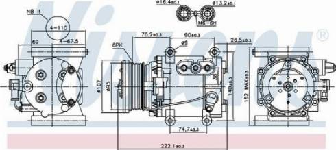 AES PSH 89241 - Compresseur, climatisation cwaw.fr