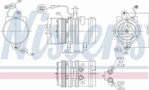 AES PSH 89261 - Compresseur, climatisation cwaw.fr