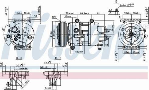 AES PSH 89201 - Compresseur, climatisation cwaw.fr