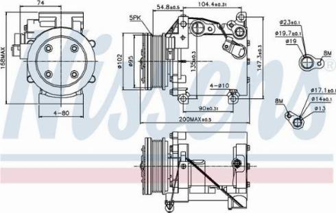 AES PSH 89227 - Compresseur, climatisation cwaw.fr